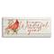 Stupell Industries Most Wonderful Time Cardinal Canvas Wall Art